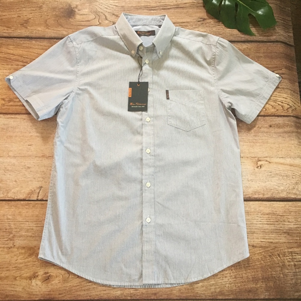 Ben Sherman Mens Small NWT Striped Shirt